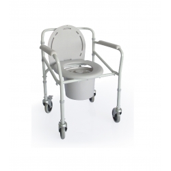 Krzesło toaletowe stalowe na kółkach TGR-R KT 023C Timago