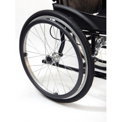 Wózek inwalidzki stalowy ręczny FS 901 Timago - Koło tylne