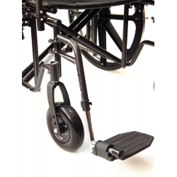 Wózek inwalidzki stalowy wzmocniony K7 Timago - Podnózki
