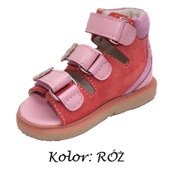 Sandały dla dziewczynki  957-12/Z Rena - Różowe